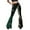 Army Green, variant on BOOMILK Flare Leg Pants for Women High Waisted Trendy Printed Bell Bottoms Slim Fit Casual Pants Black