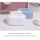 thumbnail image 5 of Caja de almacenamiento de pañuelos, soporte de papel, servilletero de mesa, dispensador impermeable, hogar, oficina, cocina, coche, baño, Almacenamiento y organización del hogar Púrpura claro Yuarrent HA079881-02, 5 of 6