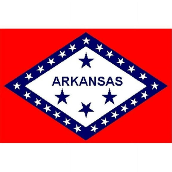 Annin Flagmakers 5 ft. X 8 ft. Nyl-Glo Arkansas Flag