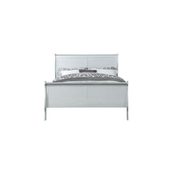 Acme Louis Philippe Bed in Platinum, Multiple Sizes