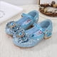 thumbnail image 2 of Zapatos de fiesta de princesa de tacón alto para niños de Disney, novedad de verano, sandalias para niñas, zapatos para bebés, zapatos de cristal para niñas pequeñas 23-3635 Gao Jinjia LED, 2 of 2
