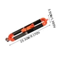 thumbnail image 3 of Dpityserensio Shape Ruler Imitated Ruler With Lock Wood Measuring Shape Gauge Taker Irregular Measuring Ruler, 3 of 9