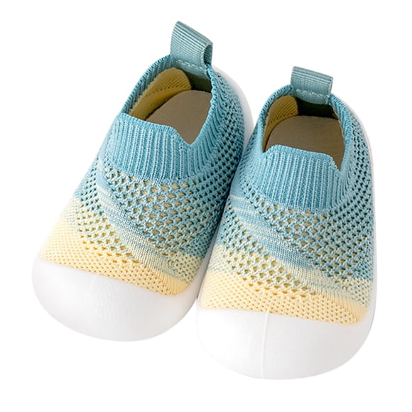 Ruyang Chaussures de Premiers Pas pour Nouveau-Né Garçons Filles en Maille Antidérapantes Ballerines Légères Confortables Décontractées Chaussures de Berceau