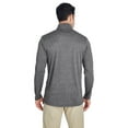 thumbnail image 2 of UltraClub 8618 Men's Cool & Dry Heathered Performance Quarter-Zip, 2 of 3