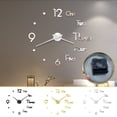 thumbnail image 1 of Xihbxyly Reloj de Pared Diy Sin Marco, Movimiento Silencioso, Diseño de Espejo Personalizable, Decoración para El Hogar y La Oficina, Fácil de Instalar, Adhesivo Autoadhesivo, Múltiples Superficies,, 1 of 4
