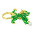thumbnail image 3 of 2024 Feng Shui Young Green Dragon Talisman Keychain, 3 of 4
