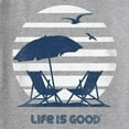 thumbnail image 2 of Life is Good Men's Small 70's Retro Beach Umbrella Short Sleeve Tee, 2 of 2