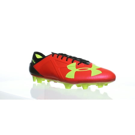 Under Armour Mens Spotlight Fg Red Soccer Cleats Size