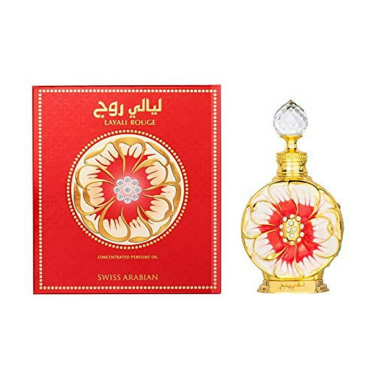Layali Rouge by Swiss Arabian for Women - 0.5 oz Parfum Oil