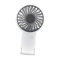 thumbnail image 4 of Mini ventilador de mano recargable inalámbrico pequeño y potente ventilador de escritorio regalo de verano blanco, 4 of 9