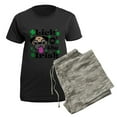 thumbnail image 5 of CafePress - Lickotheirish Women's Dark Pajamas - Women's Short Sleeve Print T-Shirt and Pants Dark Cotton Pajama Set, 5 of 7