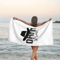 thumbnail image 3 of Toalla de playa con frase divertida de Damn Strait, regalo, toallas de baño de microfibra, manta de playa suave para desfiles, natación, yoga, mujeres y hombres, 3 of 4