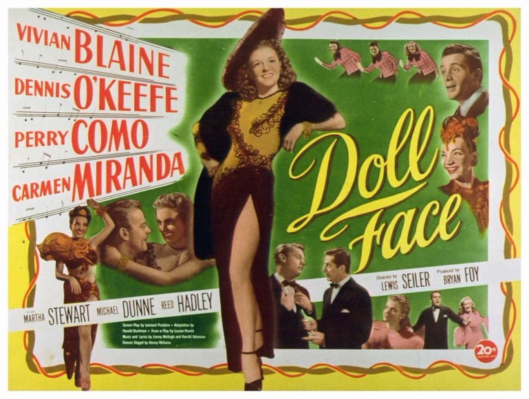 Doll Face movie POSTER (Style A) (11" x 14") (1945)