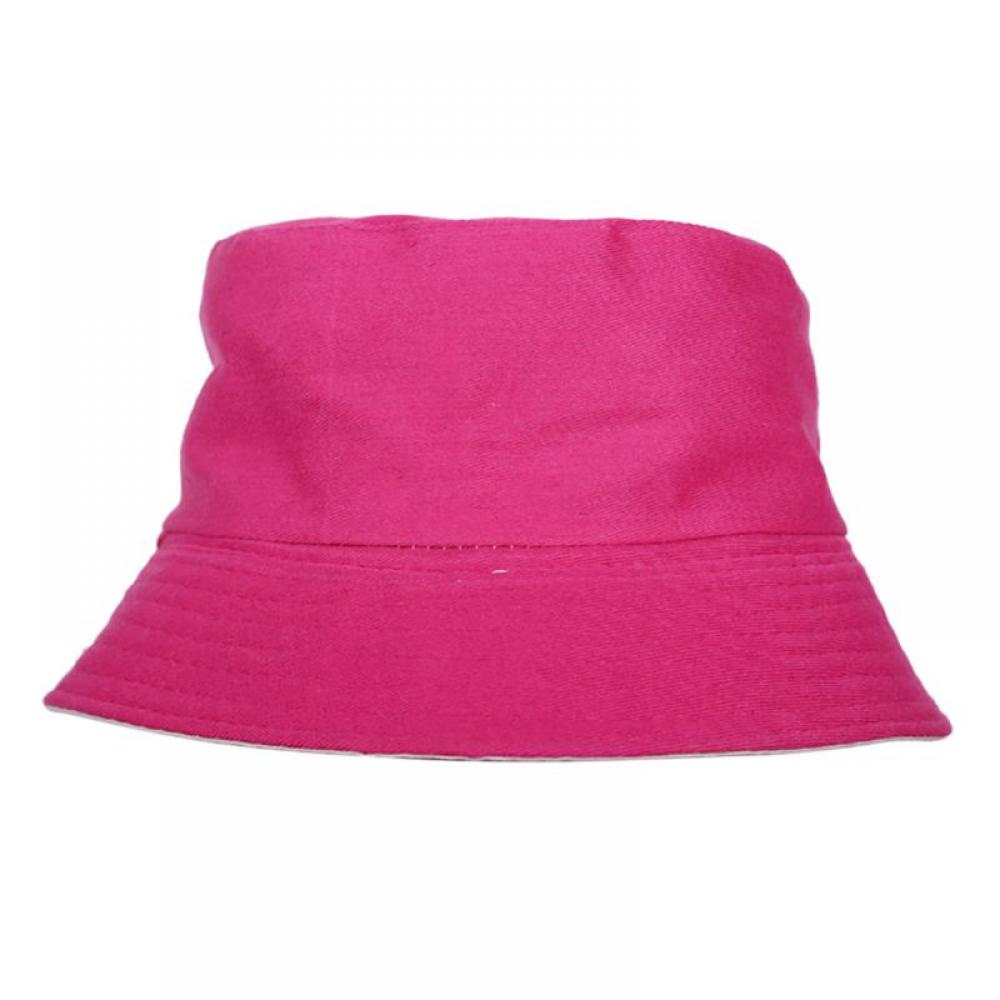 Bucket Hats for Women Sun Beach Hat Teens Girls Wide Brim Summer Fisherman's Caps Double Sided Wear Hat - image 1 of 3