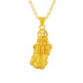 thumbnail image 2 of LADIGASU Collar Chapado En Oro Colgante de Valentía Estilo Botón Colgante de Valentía Colgante Dominante Lutong Joyería Ofertas Flash Liquidación 1X Colgante Pixi, 2 of 6