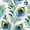 Peacock Feather, variant on Yayeee 2 Pack Qtip Holder Bathroom Cotton Swab Canister with Lid Clear Dispenser Set, Peacock Feather