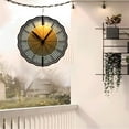 thumbnail image 6 of Artistic Metal Hanging Wind Spinner & Concentric Waves - Modern Wind Chime for Yard & Garden Decor, 6 of 6