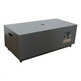 thumbnail image 2 of Living Source International 16'' H x 42'' W Steel Outdoor FirePit Table with Lid, 2 of 4