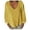 Yellow#2, variant on Spring Tops for Women 2025 Viikei Womens Tops Long Sleeve Sweatshirts,Plus Size Tops Long Sleeve,Women's Loose Casual Solid Color 3/4 Sleeve Long Sleeved V-neck Top/shirt Coffee S