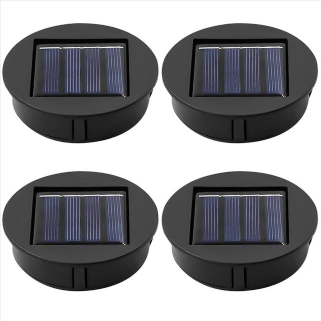 8X Reemplazo de Luz Solar, Panel Solar Superior, Piezas de Linternas Solares Colgantes para Exteriores, Accesorios de Iluminación de Jardín Impermeables