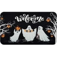 thumbnail image 4 of BLEUM CADE Halloween Doormat Outdoor,Ghost Welcome Door Mat Outside Entrance,Non-slip Entry Rug,18" x 30", 4 of 6