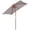 Gris, variante sur Outsunny Parasol de Patio en Sapin 6,6 X 5 Pi avec Mécanisme d'Inclinaison, Baleines en Bambou