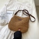 thumbnail image 4 of Bolso Retro paja con tejido hueco para mujer bandolera correa ajustable gran capacidad diario verano, 4 of 7
