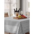 thumbnail image 6 of Grey Retro Greek Key Table Cloth, Geometric Greece Ancient Rustic Waterproof Tablecloth for Rectangle Tables, Reusable Washable Fabric Table Cover for Restaurant Kitchen Dining Tables 60"x84", 6 of 6
