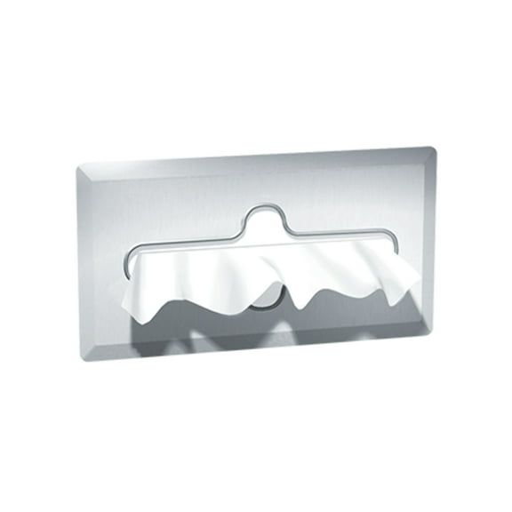 ASI 0259-B - Facial Tissue Dispenser - Bright Stainless Steel - Recessed