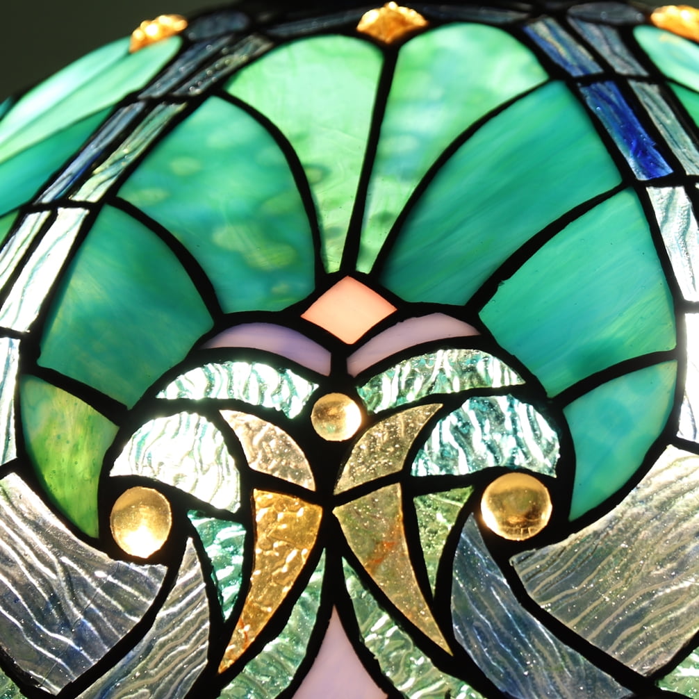 Tiffany Pendant Light fixtures Hanging Lamp Stained Glass Light Decor for Dining Living Room Kitchen Island Study Hallway
