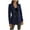 Dark Blue., variant on Akafmk Blazers for Women Lightweight Open Front Cardigan Jacket,Dressy Casual Business Work Jacket,Solid Color Long Sleeve Lapel No Hat Button Casual Suit Jacket Trendy Elegant Office Blazers Jacket