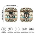 thumbnail image 4 of Jeiento Aztec Wolf Print Car Sunshade for Men Folding Car Sun Shade for Front Window Heat and UV Rays That Keeps Vehicle Cool Protector Accessories for Truck SUV, 4 of 7