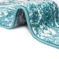 thumbnail image 6 of Unique Loom Lennon Collection Area Rug - Zal (9' x 12' Rectangle Turquoise/Ivory), 6 of 12