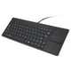 thumbnail image 5 of atado con ambre USB del cuaderno del ordenador portátil, IOS de Windows Android con el panel táctil Soledad Teclado de computadora con cable, 5 of 10