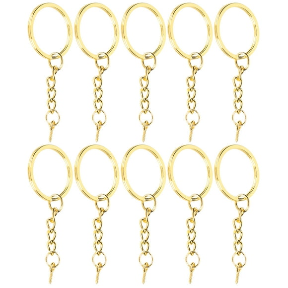 Key Chainwith Screw Eye Pin,10pcs Key Ring Alloy Key Chain Key Ring Custom Engineered
