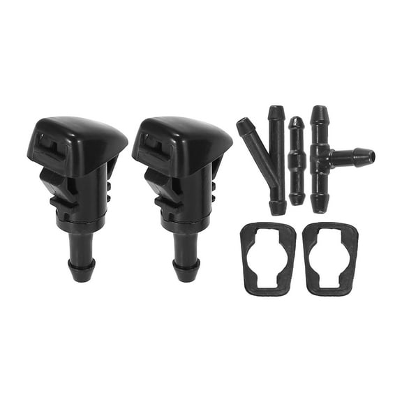 Motoforti Windshield Washer Nozzle Kit 986302K100 for Hyundai Accent with 3 Hose Connector 1 Set