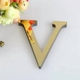 thumbnail image 3 of Typpkmm 26 English Letters Wall Sticker with 3D Mirror Acrylic Wall Sticker 10CM, Gold, 3 of 5