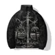 thumbnail image 3 of Abrigo de algodón informal de invierno Ropa para hombre Chaqueta de moda para hombre Chaquetas de algodón con estampado de sol y monstruo Abrigos para hombre Parka Frío, 3 of 5