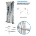 thumbnail image 3 of Grey Forest Blackout Curtains French Door Curtains for Door Window, Abstract Vintage Oil Painting Trees Privacy Drapery for Patio/Sidelight Doors, 1 Panel with Tieback, 54 x 40 Inches, 3 of 6