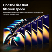 Hisense 65U8QG 65 4K UHD Mini-LED LCD TVs Television Type, 1 Pack