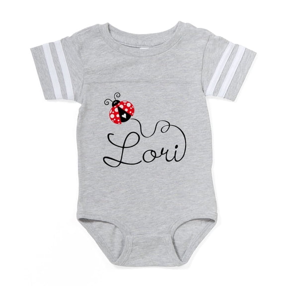 CafePress - Ladybug Lori - Cute Infant Baby Football Bodysuit