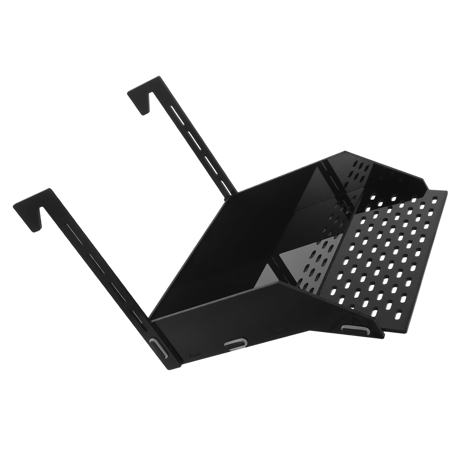 LITINKIMI Hanging Turtle Dock Black Acrylic Platform with Ramp for Aquatic Turtle Tanks
