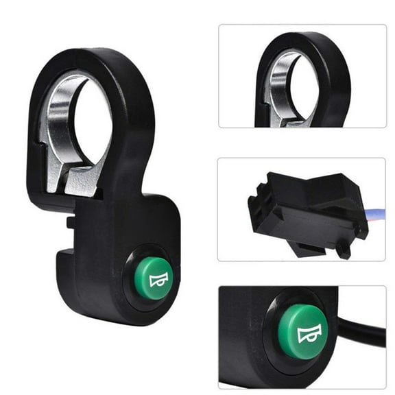BEADCEST Touch Horn Button For Electric Bike Motorbike Durable Handlebar Switch For Scooters Atvs And More Black