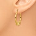 thumbnail image 3 of 14K Yellow Gold Earring Shrimp Creole Women'S 26 mm 3, 3 of 4