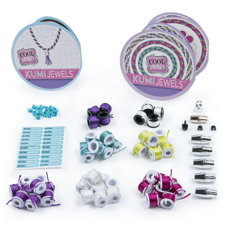 Cool Maker, KumiKreator Jewels Fashion Pack Refill, Friendship Bracelet and  Necklace Activity Kit 
