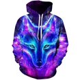 thumbnail image 1 of "Xishao Sudadera con Capucha De para Hombre, Ropa De Calle Holgada con Estampado De Lobo En 3D, Ropa De Calle Divertida De Animal, Hip Hop, Primavera Y Otoño" Xishao ropa, 1 of 2