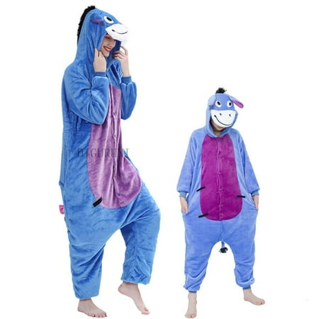 

CoCopeanut Unicorn Onesies Winter Anime Stitch Panda Onesies Women Men Nightwear Unicornio Pijima Adults Flannel Sleepwear Pajamas