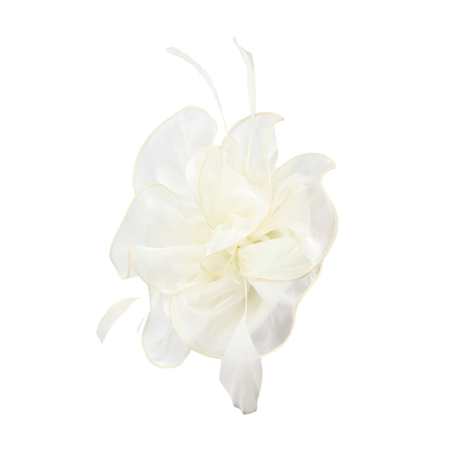 Headbands For Women Wedding Flower Mesh Feathers Hair Clip Tea Party Headbands