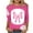 B, variant on Alkepwun Breast Cancer Shirt for Women Pink Ribbon Inspirational Tops Butterfly Heart Graphic Tees Fighting Survivor Gifts 3/4 Sleeve Tops