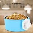 thumbnail image 3 of Jaula para Perros Tazón Extraíble De Acero Inoxidable Colgante para Mascotas Jaula Tazón De Agua Pequeño Alimentador Comida para Perros Gatos Conejos Birdsgreen Suministros para Mascotas, 3 of 5